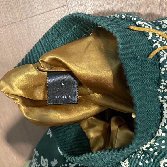 Rhude Paisely Bandana Print Drawstring Shorts Small - Picture 8 of 9